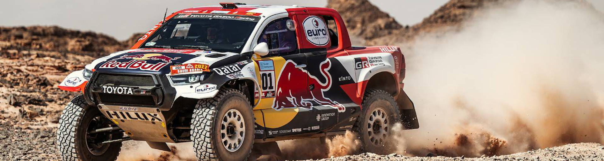 Изображение на странице НАССЕР АЛЬ-АТТИЯ ЗА РУЛЕМ TOYOTA HILUX СТАЛ ПОБЕДИТЕЛЕМ РАЛЛИ-РЕЙДА «ДАКАР-2022» Тойота Центр Сочи